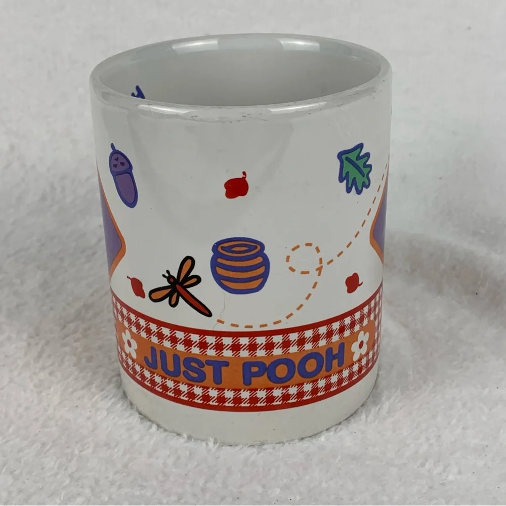 Vintage Disney Winnie The Pooh Mug Cup Ceramic “Just Pooh” Coffee‎ Tea Cup